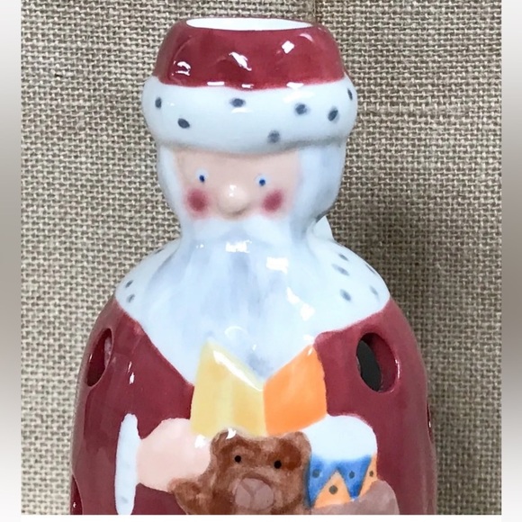 Villeroy And Boch Decolight Santa Claus Father Christmas Luminary Candle Holder - Picture 2 of 9